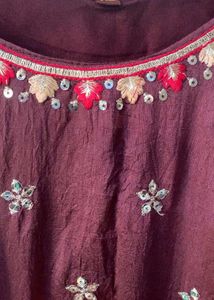 Floral Embroidered Kurta