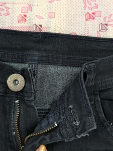 Black Denim Shorts