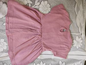 Peach Girls Frock