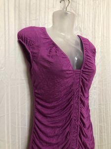 Clockhouse Purple Short Sleeve Top