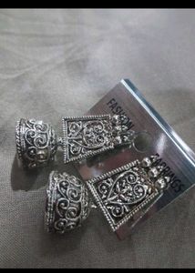 Combo Of 4 Oxidized Earring