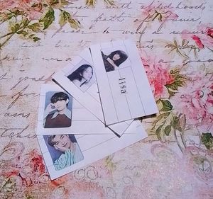 Handmade Name Cards (CUSTOMIZABLE ANY-4 BTS+BP)