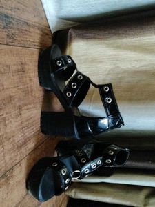 Black Platform Heels