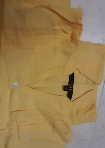 Tunic Short Top.over Jean's Yellow