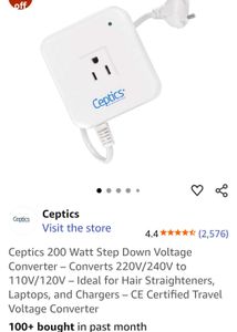 Ceptics 200 Watt Voltage Converter