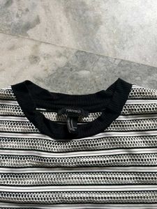 Forever21 Mesh Short Sleeve Top