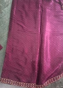 Elegant purple Saree