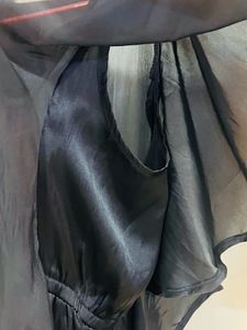 Elegant Black Flutter Sleeve Top