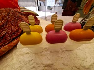 Colorful Ice Pop Molds - Set of 6