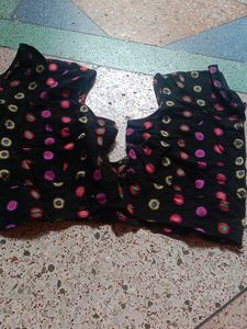 Black Polka Dot Blouse