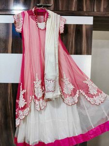 Pink Embroidered Kurta Set
