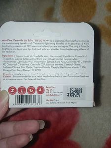Wishcare  Ceramide Tinted Lip Balm Spf 50 PA +++