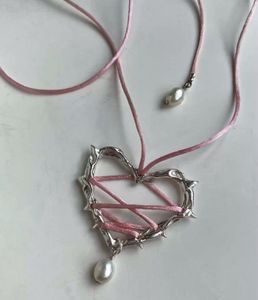 Y2K Imported Cute Gothic Necklace 🩷🎀✨🍓💗🤌🏻
