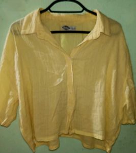 Yellow Button-Down Shirt