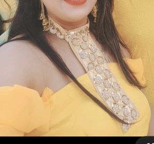 Elegant Yellow Ethnic Gown