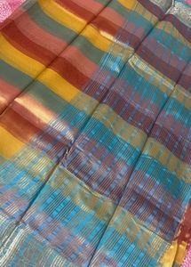 Tissue Silk Saree With Running Blouse
