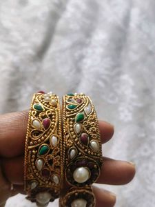 Pearl Bangles - Set of 2