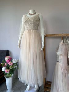 tulle lace embellish premium quality gown