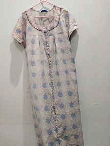 Pink Nighty With Maxi Free