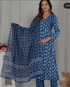 Angraka Pattern Kurti With Lace