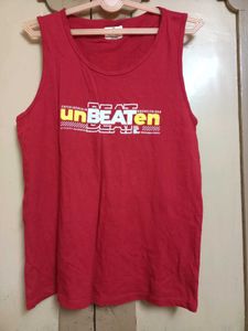 Red Graphic Tank Top