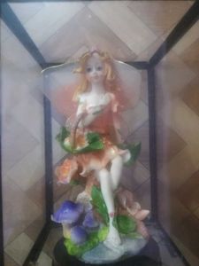 Elegant Fairy Showpiece in a Glass Display Box.