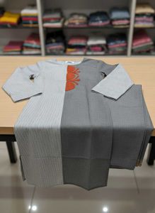 Elegant Grey Kurta Set