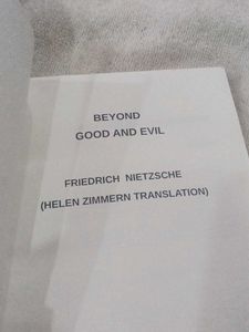 Beyond Good and Evil