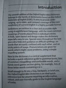 Oxford English Mini Dictionary