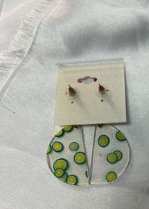 Brand new Fun Fruit Slice Dangle Earrings