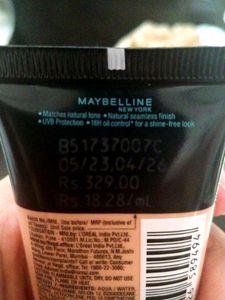 Maybelline FIT ME foundation