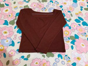 Mocha Charm Knit Top