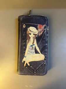 Anime Denim Wallet
