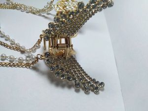 2 Pcs Korean Style Metal Hair Claw/ Clutcher