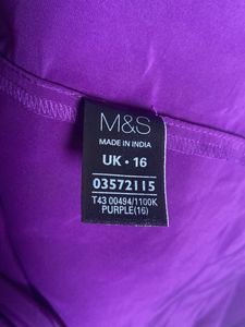 Purple Polyester Top
