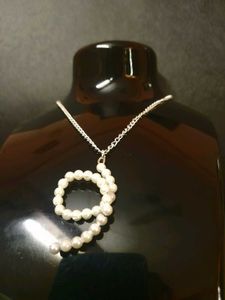 Pearl Number 9 Necklace