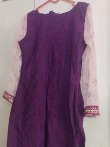 Purple Kurta