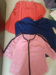 Colorful Women's Tops Bundle pack of 3