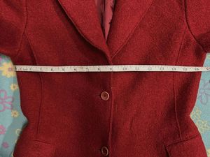 Alamode Red Wool Coat