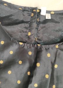 Aks Women Woven Design Anarkali Kurt