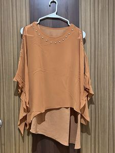 Elegant Cold Shoulder Top
