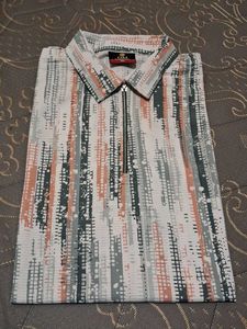 Striped Short Sleeve Polo Shirt