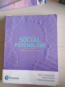 Social Psychology - Branscombe 14th Edition