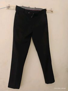 Armani Men’s Classic Black Slim-Fit Formal Trouser