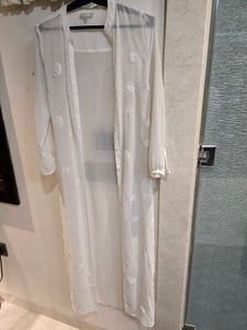 White Sheer Long Top