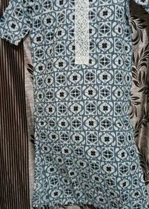 Printed Kurta With Dupatta And Pant