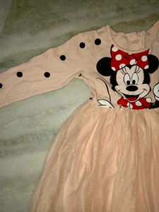 Disney Minnie Mouse Dress 5 To 6 Years Size