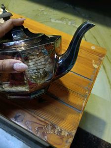 ANTIQUE ART DECO SILVER PLATED TEA POT