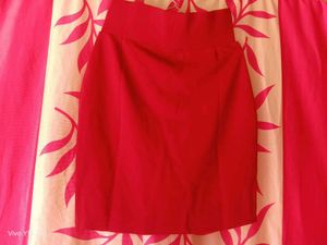 Burgundy Pencil Skirt