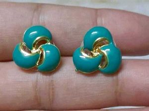 Fluorescent Green Small Studs